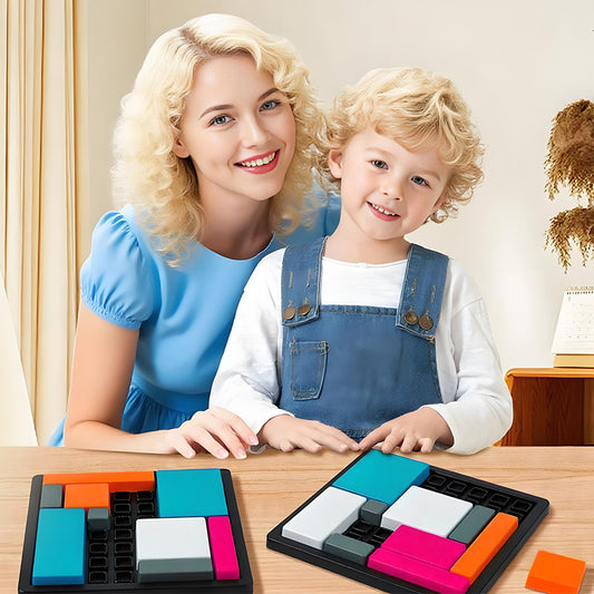 🧩 KØB 2 FÅ 3! ✨ Kreativt geometrisk blokpuslespil – udvikler rumlig tænkning og fantasi hos børn og voksne 🔷🎨