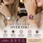 ⌚ 50% RABATT + GRATIS ARMBÅND – Diamond Fashion stjerne- og måneklokke – blendende diamanter – høy kvalitet – presis kvarts – justerbar – perfekt gave for henne