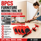 🎁2026 New Arrivals 50% OFF💥Furniture Moving System – lift & slide up to 800 lbs, 360° rotation, floor-friendly pads. Move heavy furniture easily by yourself! 🛡️💪