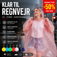 🌧️ KØB 1, FÅ 1 GRATIS 🎁 – Bærbar Kompakt Regnjakke – Vandtæt – Slidstærk – Komfortabel – Nem at Bruge – Til Rygsæk, Taske & Handskerum ☔🧥✨