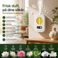 🌿🌸 2026 NYHED: 50% RABAT – Smart Aromadiffuser – Tidsindstillet Duftspredning – 8 Naturlige Dufter – 4 Niveauer – Natlampe – Til Soveværelse, Stue, Kontor & Bad 🏠✨🛡️