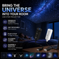 🌌🌙 USB-måneprojektor med natlampe – roterende stjernehimmel, beroligende søvnstemning ✨✅
