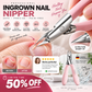 💅✨ NU: 50% RABAT I BEGRÆNSET TID – Ultrakarp Negleklipper i Tysk Stål – Til Indgroede Negle – Dobbeltfunktion – Ruster Ikke – Hel Vaskbar – Professionel Pedicure Derhjemme 🦶🛡️
