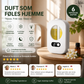 🌿🌸 2026 NYHED: 50% RABAT – Smart Aromadiffuser – Tidsindstillet Duftspredning – 8 Naturlige Dufter – 4 Niveauer – Natlampe – Til Soveværelse, Stue, Kontor & Bad 🏠✨🛡️