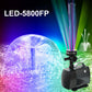 Fountain Pump with LED Color Lights