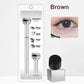 2-in-1 Waterproof Eyeliner & Lower Eyelash Stamp Artifact Set with Individual Liquid Eyeliner