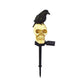 Crow Skull Solar Garden Light