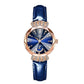 ⌚ 50% RABATT + GRATIS ARMBÅND – Diamond Fashion stjerne- og måneklokke – blendende diamanter – høy kvalitet – presis kvarts – justerbar – perfekt gave for henne