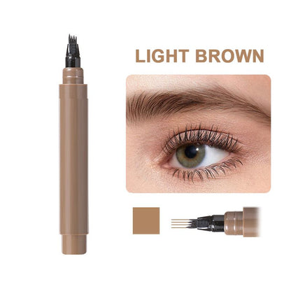 📢📢Køb 1 Få 1 gratis💄✨Vandtæt 4-i-1 skæg- og øjenbrynspen - Holdbar og uden snavs