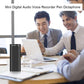 ⏳Tidsbegrænset special⏰ Mini Digital Audio Voice Recorder Pen – Diktafon, klar lyd og bærbar til møder/foredrag ✨📦