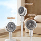 🎊 Sommertilbud: -50 % og gratis fragt 🌀✨ Højdejusterbar oscillerende gulvventilator, meget støjsvag 20 dB, rækkevidde 30 m, luftmængde 2465 m³/t, ventilator med fjernbetjening og køling