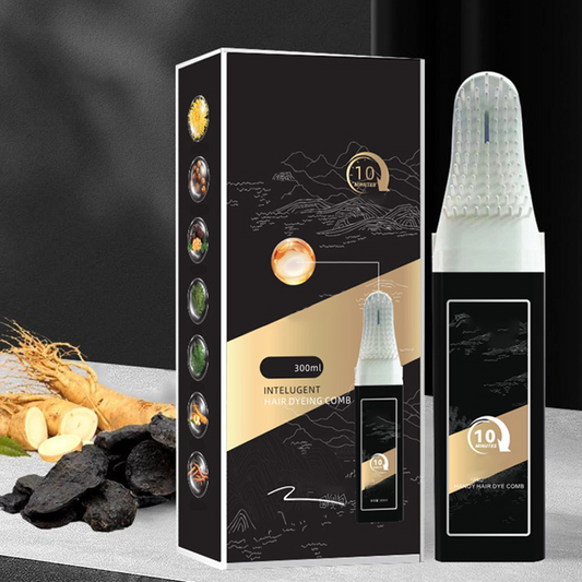 🔥50% RABAT🔥Bærbar sikker hårfarvekam og shampoo