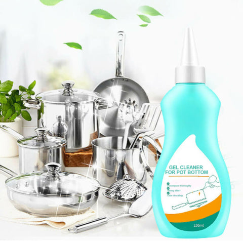 🔥 NÅ: 50% RABAT I BEGRÆNSET TID – Gel-Rensemiddel til Gryde & Pande – Fjerner Sort Skidt & Fedt – Skånsom & Lugtfri – Som Ny Glans 🍳✨🛡️