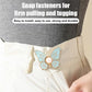 🌸🦋 SIDSTE DAG! KØB 1, FÅ 1 GRATIS 🎁💜 Aftagelig spænde til justering af taljen med sommerfuglemotiv – kan justeres uden værktøj og passer til jeans, nederdele og kjoler, skaber en timeglasfigur ✨👗💃