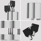 🔥Køb 2, få 1 gratis🎁– Solid Skivelås til Motorcykel & Cykel – Tryk-for-at-låse – Robust Legering – Galvaniseret Overflade 🔒✨🛡️