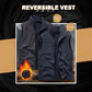 ⏰Begrænset udsalg - 50 % RABAT🔥🧥Oversized ærmeløs vestjakke med lommer til mænd