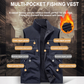 ⏰Begrænset udsalg - 50 % RABAT🔥🧥Oversized ærmeløs vestjakke med lommer til mænd