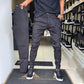 ✨Herrebukser i slim fit i ensfarvet design👖