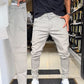 ✨Herrebukser i slim fit i ensfarvet design👖