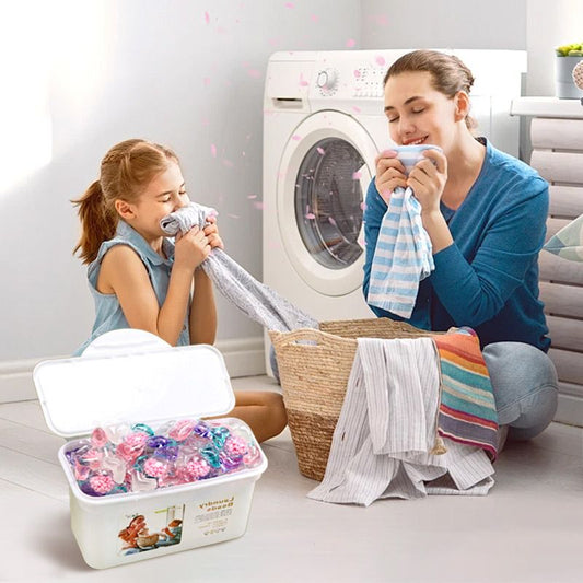 👚🧼Vandopløselig alt-i-én vaskegel med langvarig duft
