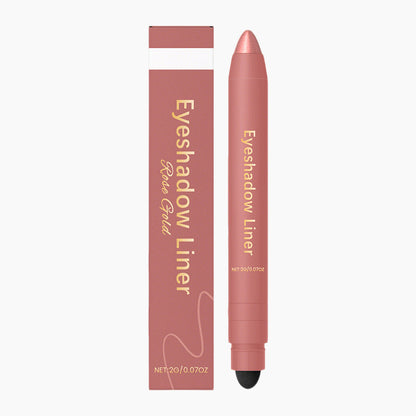 🌹2-i-1 øjenskygge-eyeliner med blandingsbørste✨
