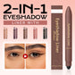 🌹2-i-1 øjenskygge-eyeliner med blandingsbørste✨