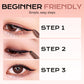 🌹2-i-1 øjenskygge-eyeliner med blandingsbørste✨