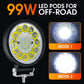 💡4-tommer 99W LED-pod til offroad✨