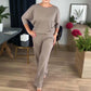 ✨Elegant 3-delt sæt: lang cardigan, top og bukser