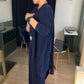 ✨Elegant 3-delt sæt: lang cardigan, top og bukser