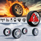 🚗✨Solar realtids-dæktryksmåler med fire hjul