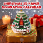 ⏳Begrænset tilbud: 50 % rabat⏰Julekalender med 3D-papirdekorationer🎄