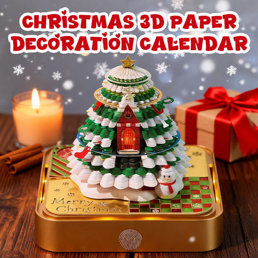 ⏳Begrænset tilbud: 50 % rabat⏰Julekalender med 3D-papirdekorationer🎄