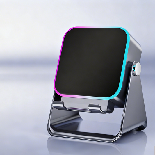 🔥Begrænsede 50% rabatter!🔥 5-i-1 trådløs Bluetooth-højttaler med induktionsfunktion og justerbar telefonholder
