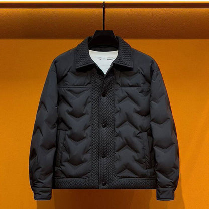 🔥 Begrænset tid 50% OFF✨  Mænds Vintage Chic Warm Lapel Padded Coat✈️Free forsendelse
