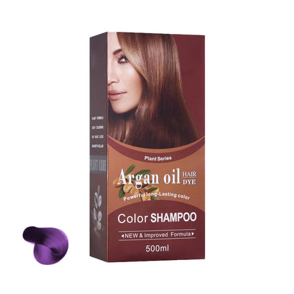 🔥 50% RABAT! 🔥 🎨 2-i-1 hårfarvningsshampoo - enkel, langtidsholdbar og nærende! ✨