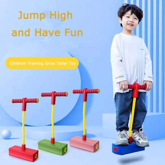🛡️✨ Sikker skum, hoppende sjov! Pogo Jumper til børn – 50 % rabat⚡🌳