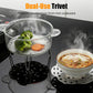 🎁🔥 NÅ: 50% RABAT I BEGRÆNSET TID – 2-i-1 Sammenklappelig Dampindsats – Udvidelig & Foldbar – Rustfrit Stål 304 🍲✨🛡️
