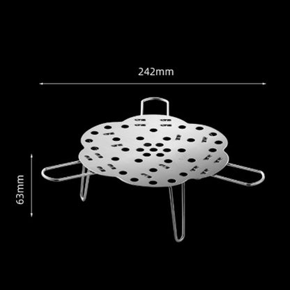 🎁🔥 NÅ: 50% RABAT I BEGRÆNSET TID – 2-i-1 Sammenklappelig Dampindsats – Udvidelig & Foldbar – Rustfrit Stål 304 🍲✨🛡️