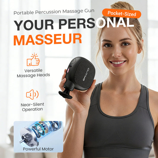 🧳 50% RABAT PÅ FLASH UDSALG! 🏆Bærbar slagtøjsmassagepistol