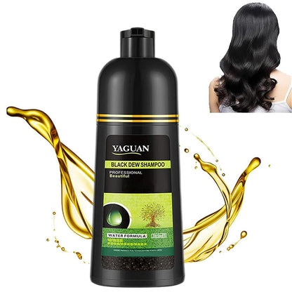 🍃Plantebaseret Grå Dækkende Hårfarve Shampoo✨