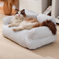 🔥2026 Hot Sale 50% rabat🔥Ice Silk Cooling Pet Bed åndbar vaskbar hundesofa