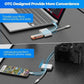 3-i-1 USB-C-hukommelseskortlæser