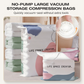 Store vakuumopbevaringsposer uden pumpe