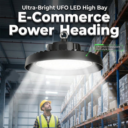 Holdbar UFO High Bay LED-lampe