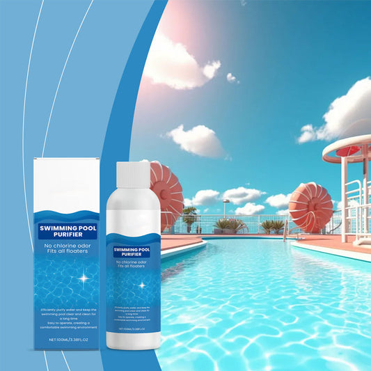 💧 Rensemiddel til swimmingpools – krystalklart vand, ingen besvær! ✨ Sig farvel til grønt vand og stærke kemikalier – bare ren, frisk svømning hver gang. 🏊‍♂️💙