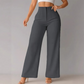 🔥50 % RABAT👖Fritidsbukser til kvinder med vide ben, ensfarvede | Bløde, løse og behagelige at have på hele dagen 👖✨