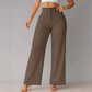 🔥50 % RABAT👖Fritidsbukser til kvinder med vide ben, ensfarvede | Bløde, løse og behagelige at have på hele dagen 👖✨