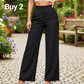 🔥50 % RABAT👖Fritidsbukser til kvinder med vide ben, ensfarvede | Bløde, løse og behagelige at have på hele dagen 👖✨