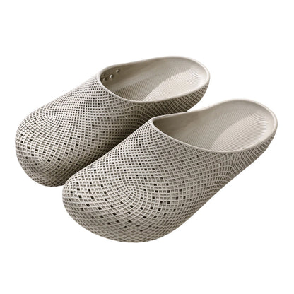 Unisex-tøfler i åndbart mesh med huller